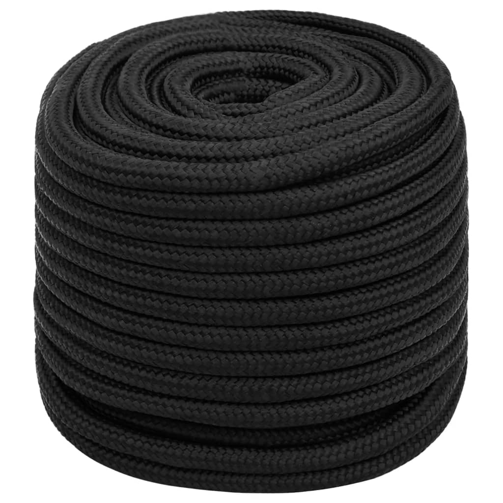 Boottouw 18 mm 100 m polypropeen zwart is nu te koop bij PeponiXL, paradijselijk wonen!