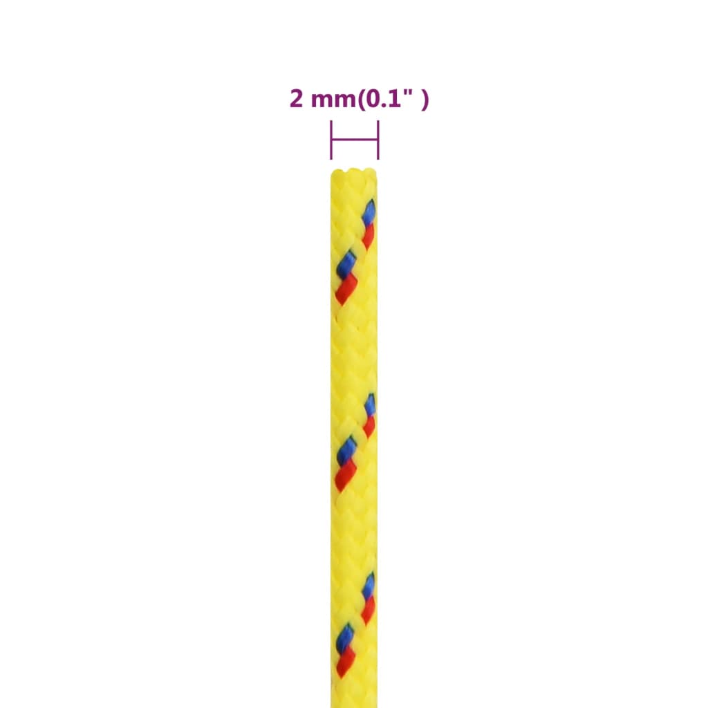 Boottouw 2 mm 50 m polypropyleen geel is nu te koop bij PeponiXL, paradijselijk wonen!