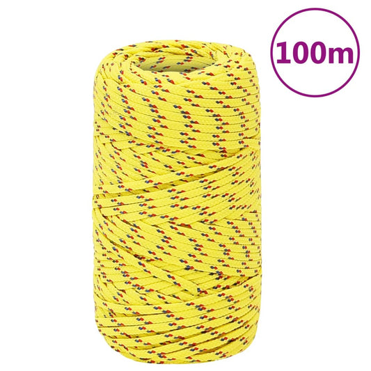 Boottouw 2 mm 100 m polypropyleen geel is nu te koop bij PeponiXL, paradijselijk wonen!