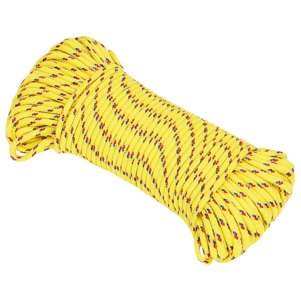 Boottouw 4 mm 500 m polypropyleen geel is nu te koop bij PeponiXL, paradijselijk wonen!