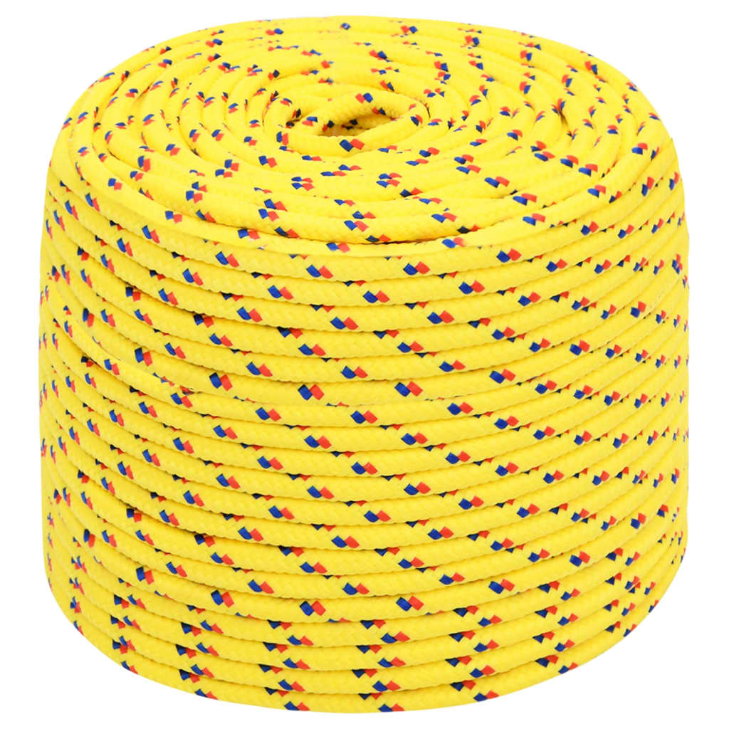 Boottouw 8 mm 25 m polypropyleen geel is nu te koop bij PeponiXL, paradijselijk wonen!