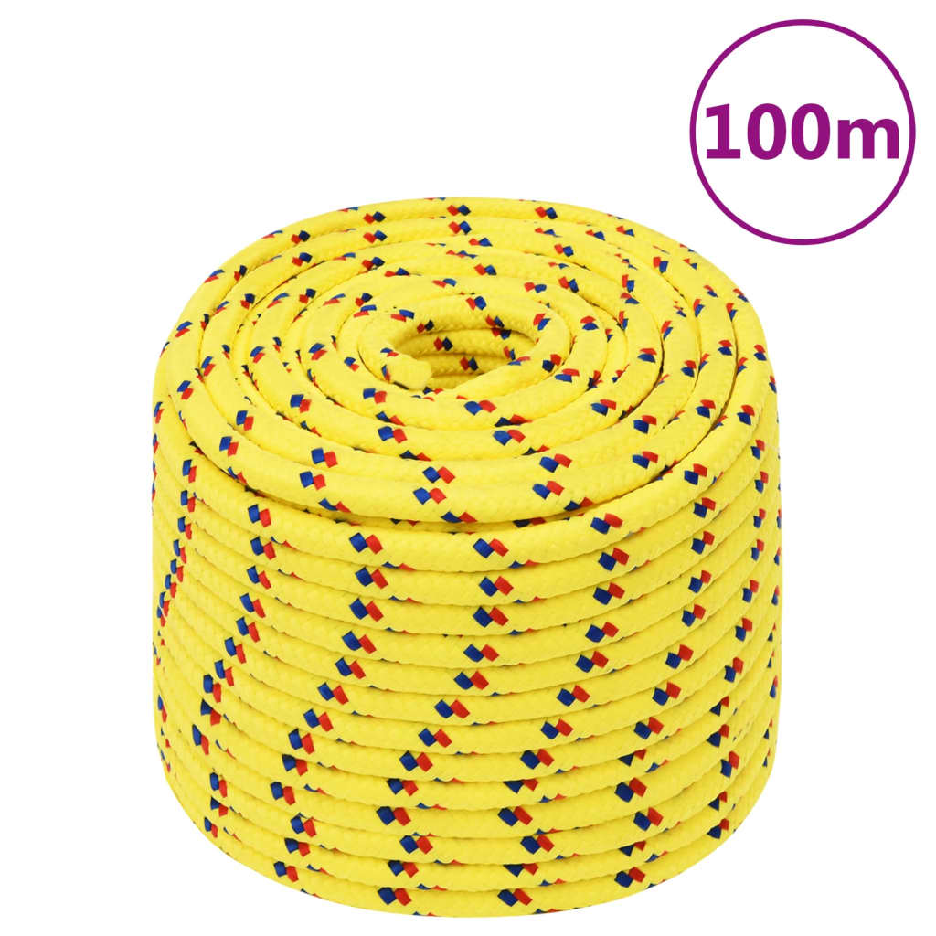 Boottouw 12 mm 100 m polypropyleen geel is nu te koop bij PeponiXL, paradijselijk wonen!