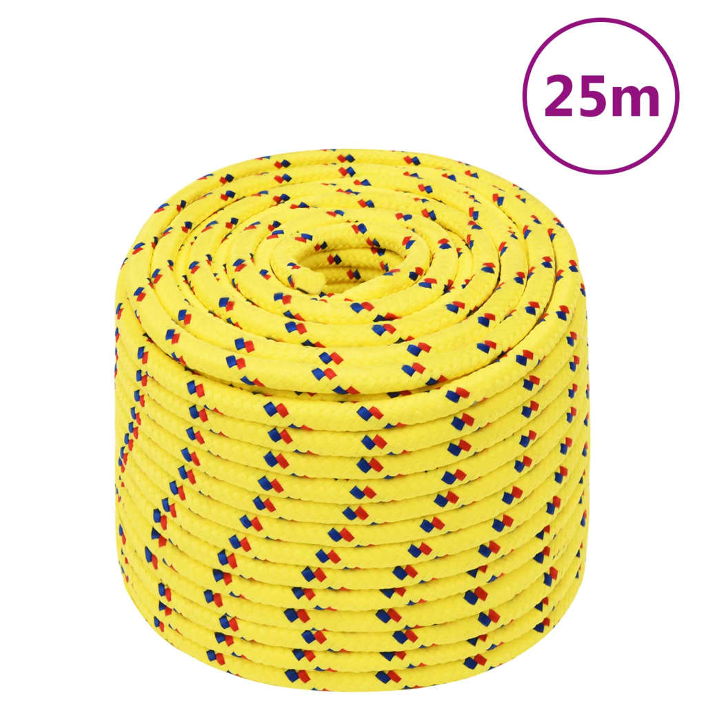 Boottouw 14 mm 25 m polypropyleen geel is nu te koop bij PeponiXL, paradijselijk wonen!