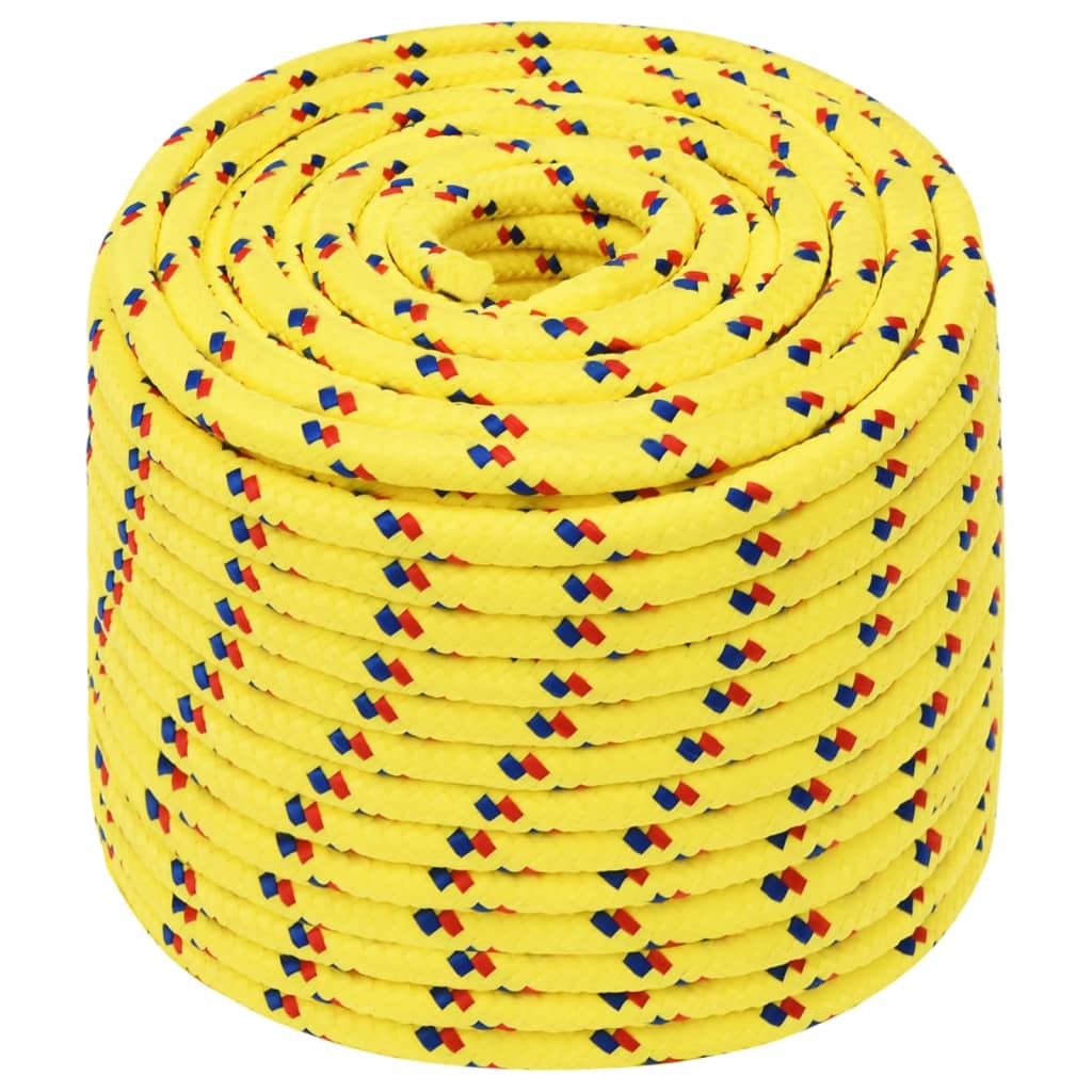 Boottouw 14 mm 25 m polypropyleen geel is nu te koop bij PeponiXL, paradijselijk wonen!