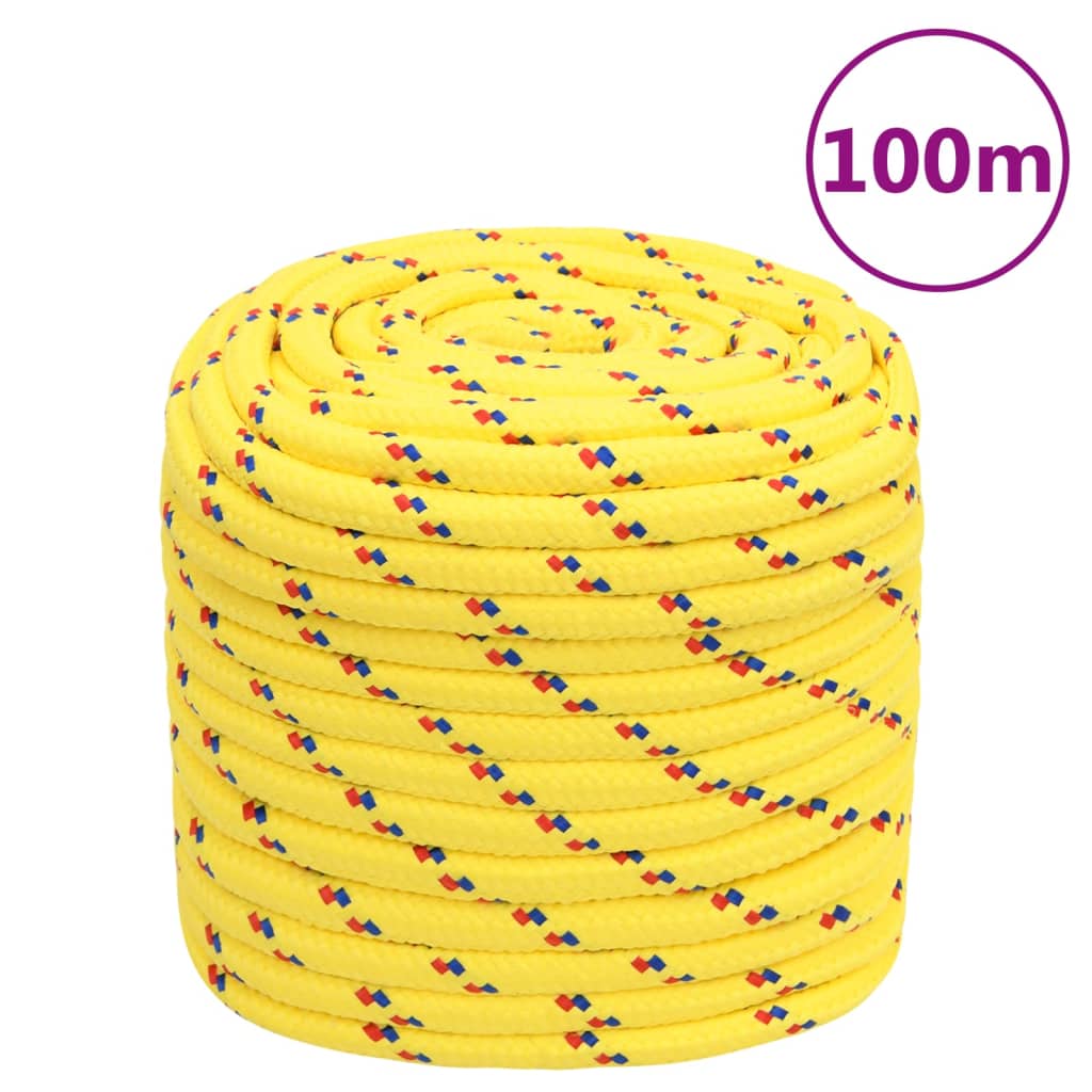 Boottouw 18 mm 100 m polypropyleen geel is nu te koop bij PeponiXL, paradijselijk wonen!