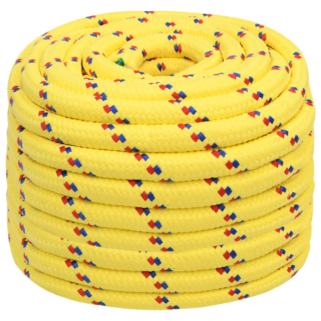 Boottouw 20 mm 25 m polypropyleen geel is nu te koop bij PeponiXL, paradijselijk wonen!