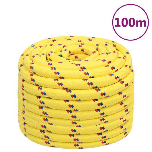 Boottouw 20 mm 100 m polypropyleen geel is nu te koop bij PeponiXL, paradijselijk wonen!