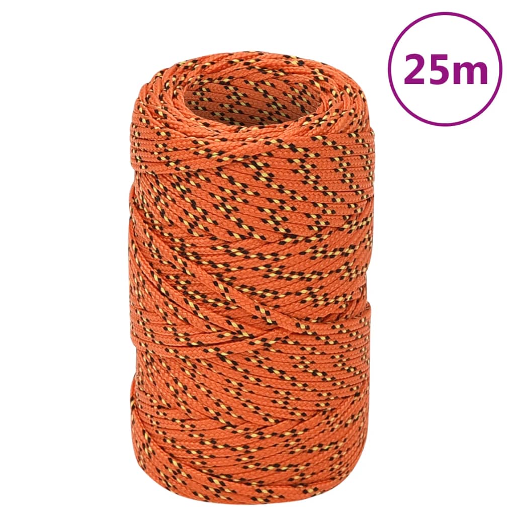 Boottouw 2 mm 25 m polypropyleen oranje is nu te koop bij PeponiXL, paradijselijk wonen!