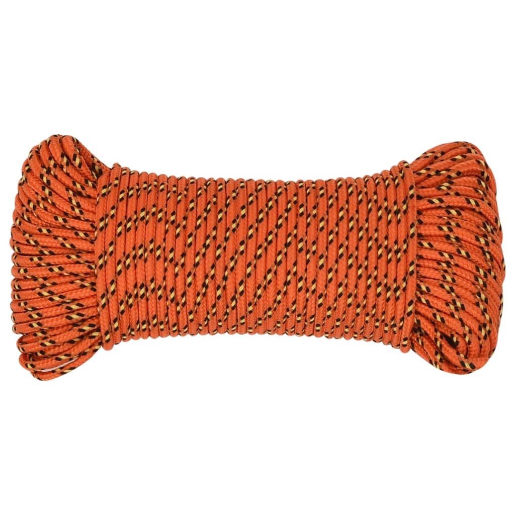 Boottouw 3 mm 25 m polypropyleen oranje is nu te koop bij PeponiXL, paradijselijk wonen!