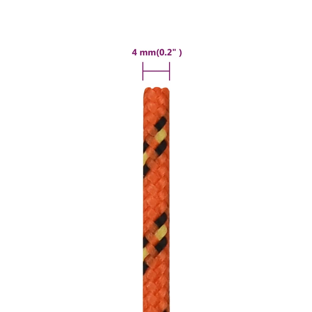 Boottouw 4 mm 250 m polypropyleen oranje is nu te koop bij PeponiXL, paradijselijk wonen!