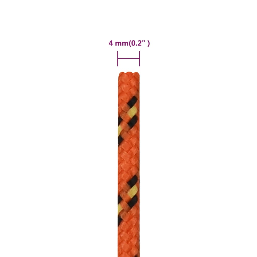 Boottouw 4 mm 500 m polypropyleen oranje is nu te koop bij PeponiXL, paradijselijk wonen!