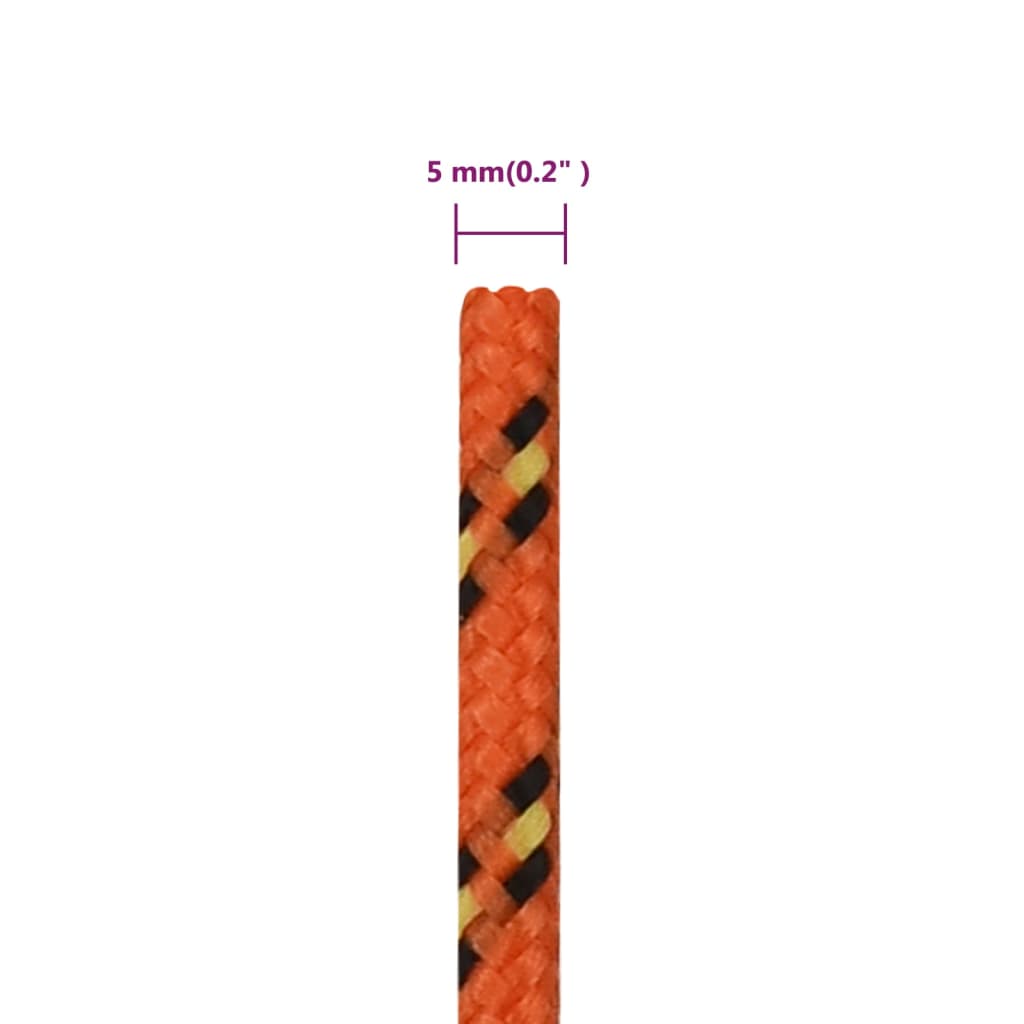 Boottouw 5 mm 250 m polypropyleen oranje is nu te koop bij PeponiXL, paradijselijk wonen!