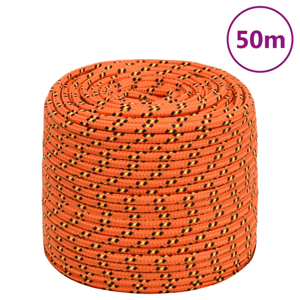 Boottouw 6 mm 50 m polypropyleen oranje is nu te koop bij PeponiXL, paradijselijk wonen!
