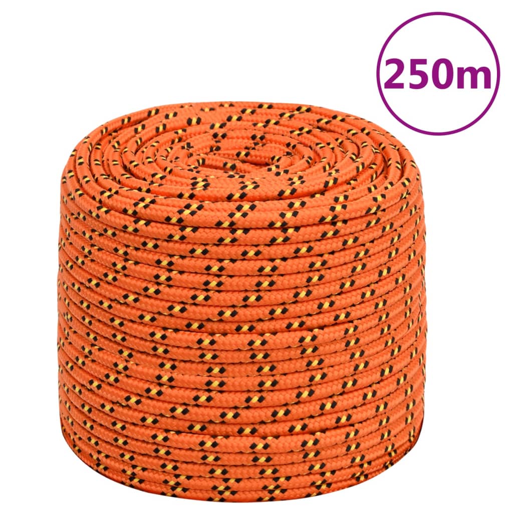Boottouw 10 mm 250 m polypropyleen oranje is nu te koop bij PeponiXL, paradijselijk wonen!
