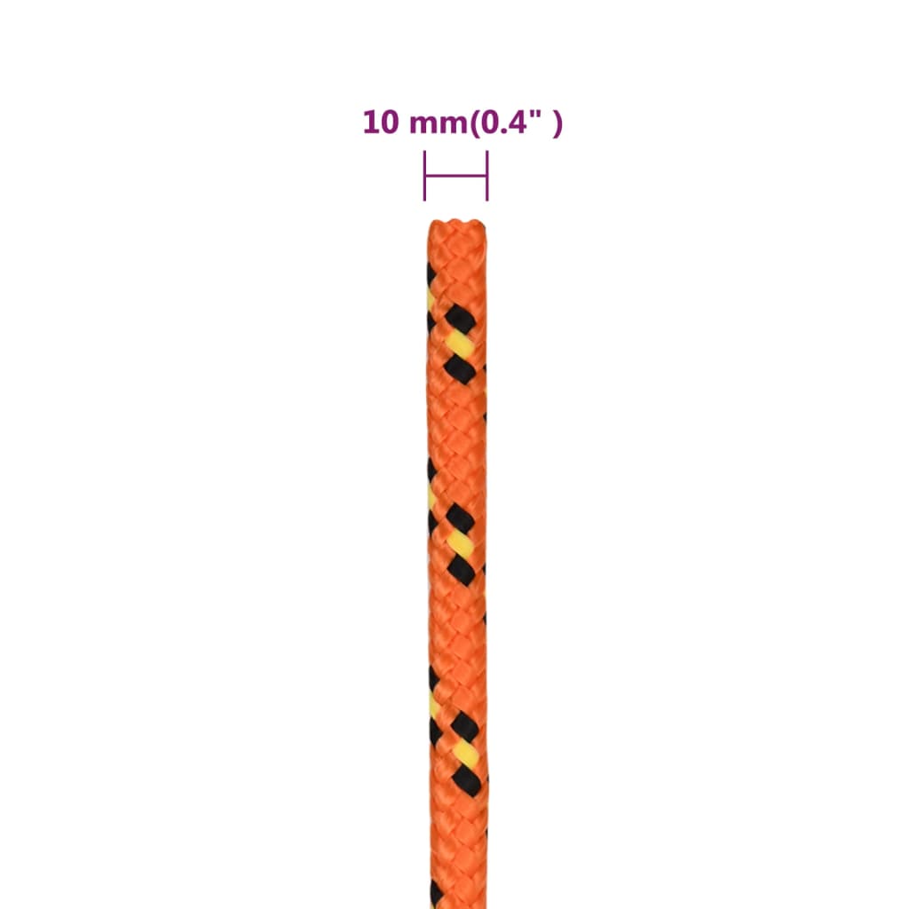 Boottouw 10 mm 250 m polypropyleen oranje is nu te koop bij PeponiXL, paradijselijk wonen!