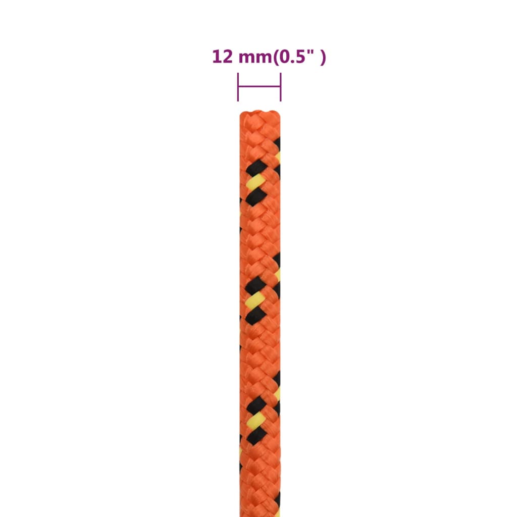 Boottouw 12 mm 50 m polypropyleen oranje is nu te koop bij PeponiXL, paradijselijk wonen!