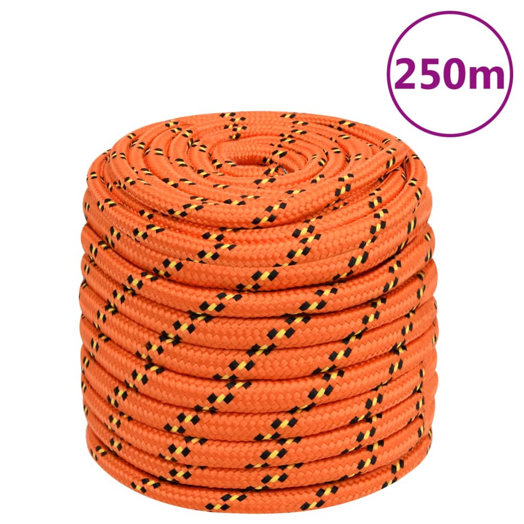 Boottouw 16 mm 250 m polypropyleen oranje is nu te koop bij PeponiXL, paradijselijk wonen!