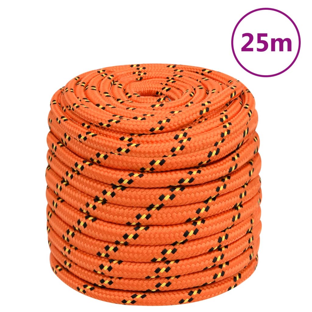 Boottouw 18 mm 25 m polypropyleen oranje is nu te koop bij PeponiXL, paradijselijk wonen!