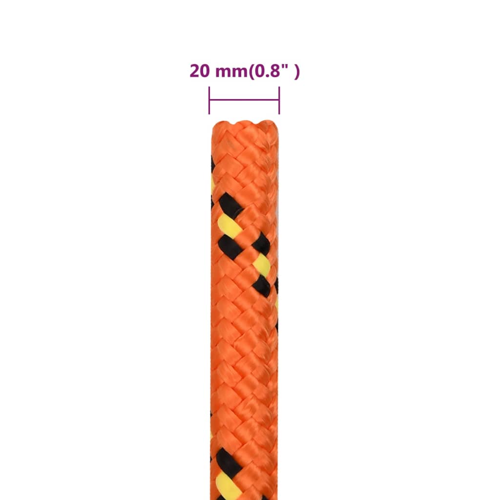 Boottouw 20 mm 25 m polypropyleen oranje is nu te koop bij PeponiXL, paradijselijk wonen!