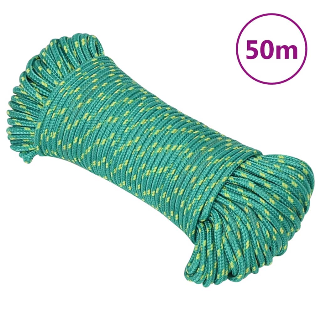 Boottouw 3 mm 50 m polypropyleen groen is nu te koop bij PeponiXL, paradijselijk wonen!
