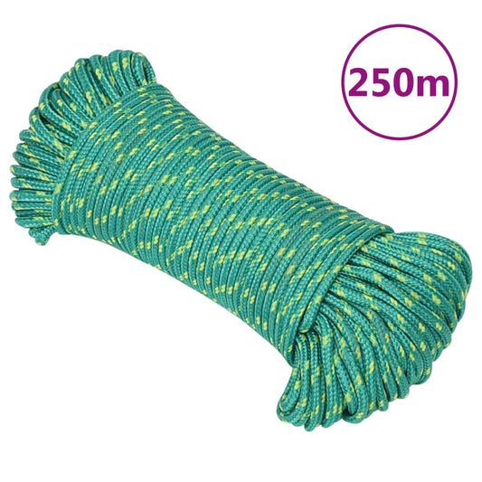 Boottouw 3 mm 250 m polypropyleen groen is nu te koop bij PeponiXL, paradijselijk wonen!