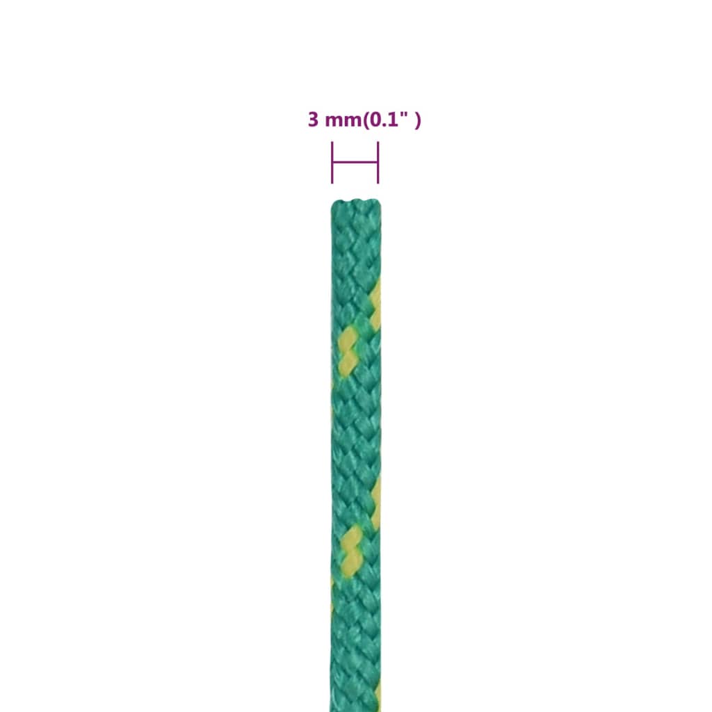 Boottouw 3 mm 500 m polypropyleen groen is nu te koop bij PeponiXL, paradijselijk wonen!