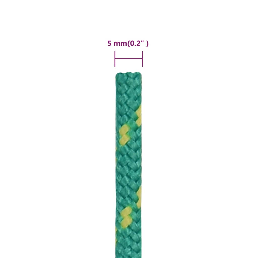 Boottouw 5 mm 500 m polypropyleen groen is nu te koop bij PeponiXL, paradijselijk wonen!