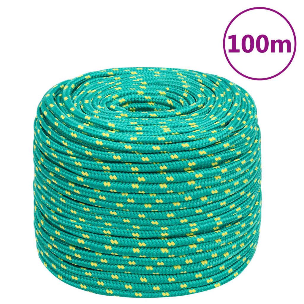 Boottouw 8 mm 100 m polypropeen groen is nu te koop bij PeponiXL, paradijselijk wonen!