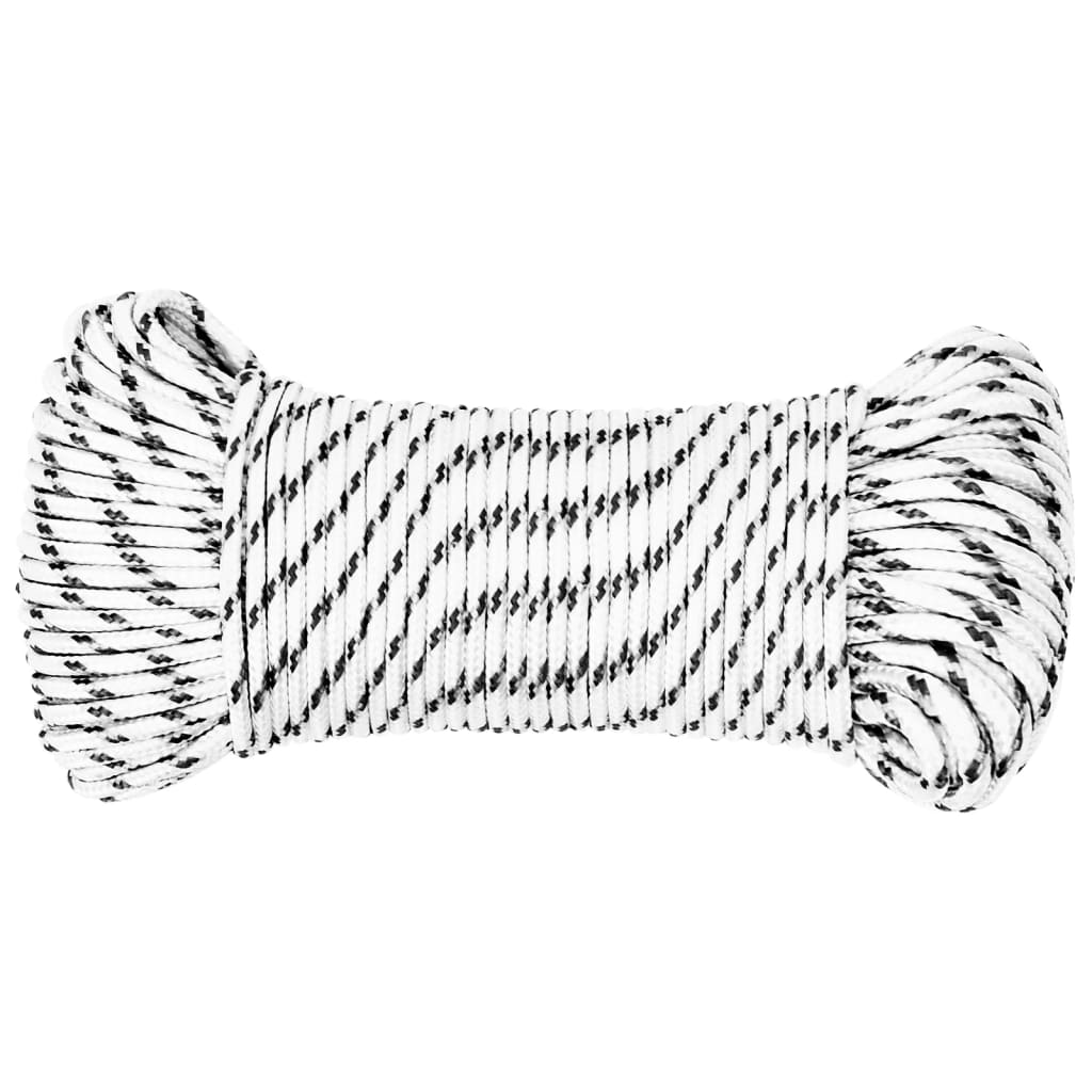 Boottouw gevlochten 4 mmx100 m polyester wit4 is nu te koop bij PeponiXL, paradijselijk wonen!