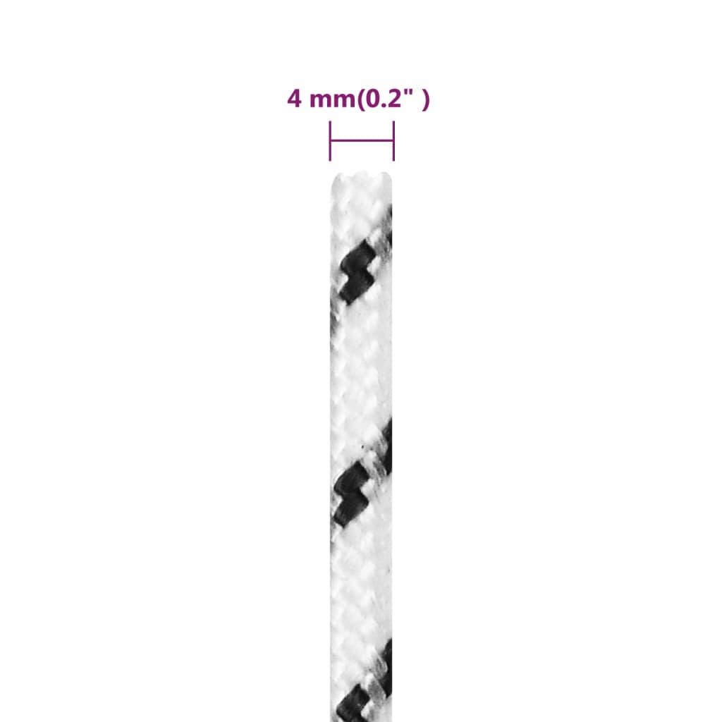 Boottouw gevlochten 4 mmx100 m polyester wit4 is nu te koop bij PeponiXL, paradijselijk wonen!