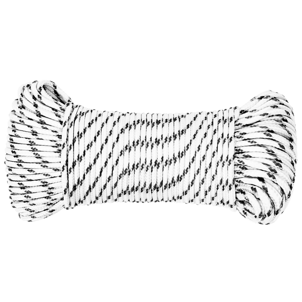 Boottouw gevlochten 5 mmx250 m polyester wit is nu te koop bij PeponiXL, paradijselijk wonen!