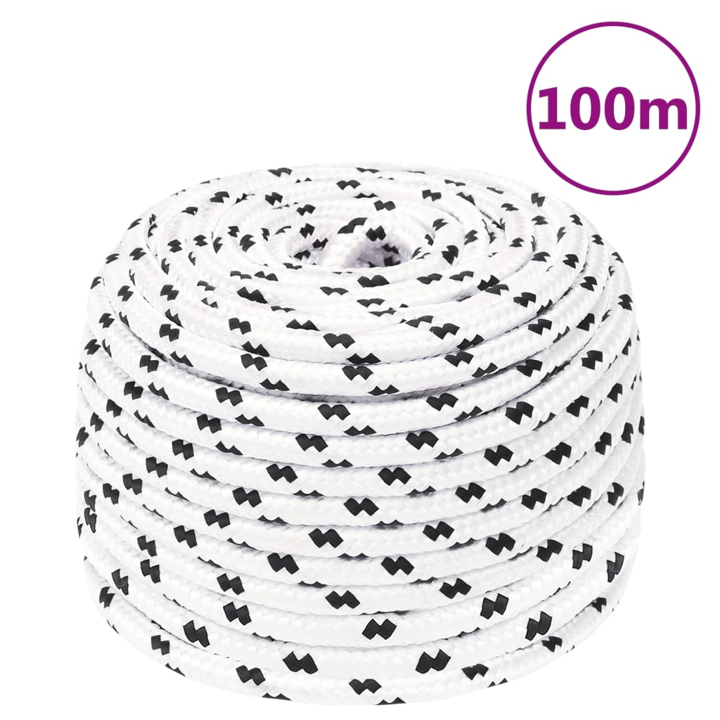 Werktouw 10 mm 100 m polyester wit is nu te koop bij PeponiXL, paradijselijk wonen!