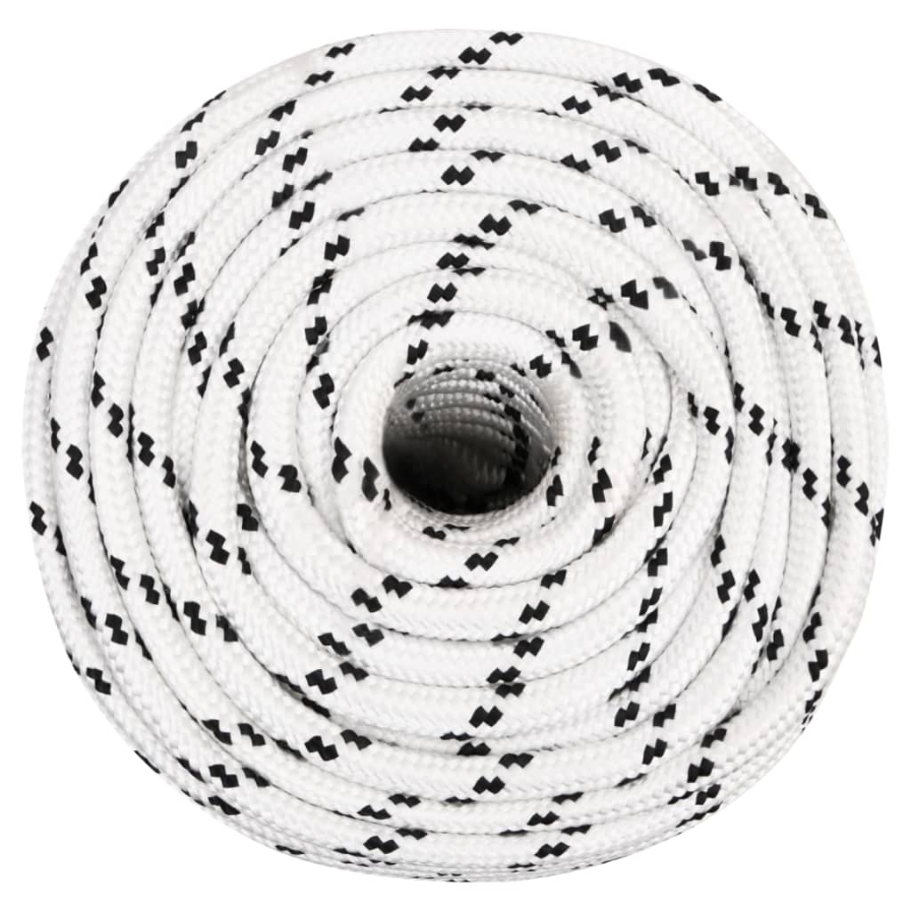 Boottouw gevlochten 12 mmx100 m polyester wit is nu te koop bij PeponiXL, paradijselijk wonen!