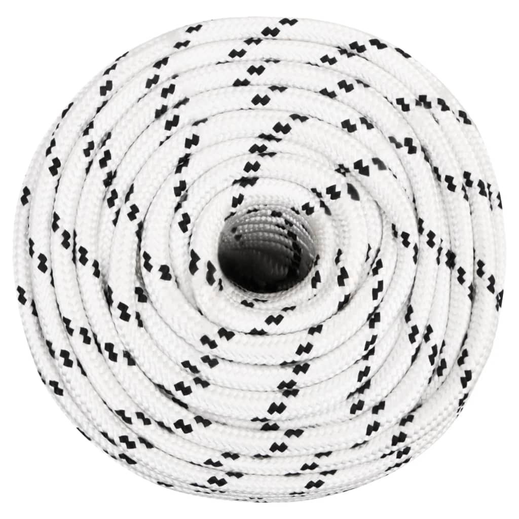 Boottouw gevlochten 14 mmx25 m polyester wit is nu te koop bij PeponiXL, paradijselijk wonen!