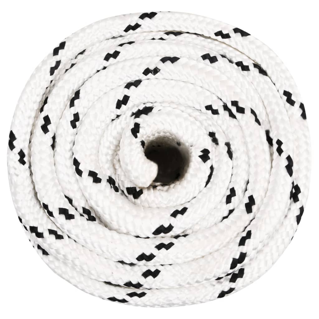 Boottouw gevlochten 18 mmx25 m polyester wit is nu te koop bij PeponiXL, paradijselijk wonen!