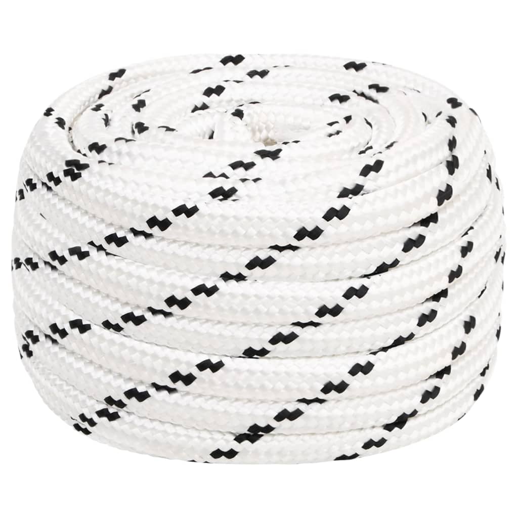 Boottouw gevlochten 20 mmx100 m polyester wit is nu te koop bij PeponiXL, paradijselijk wonen!