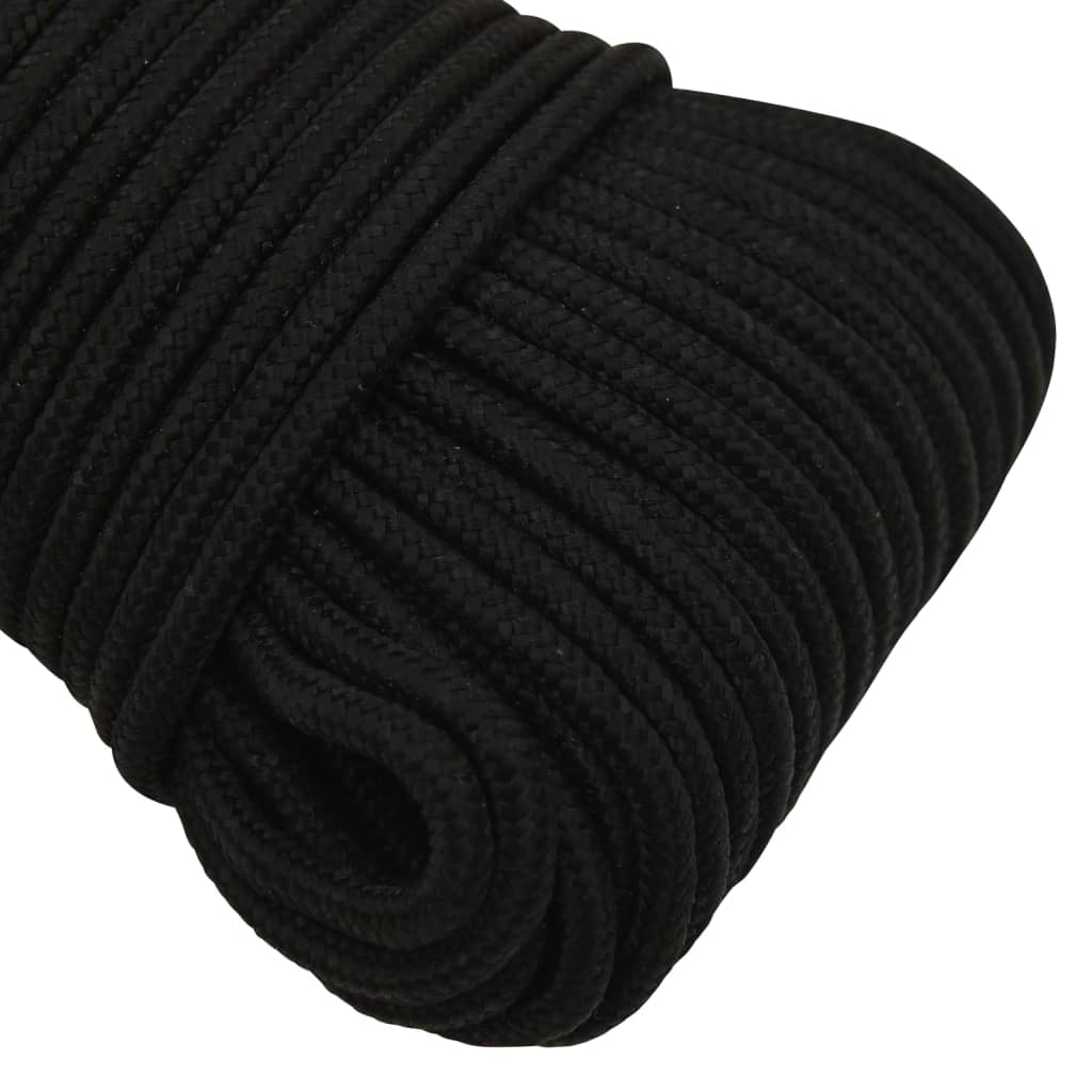 Werktouw 5 mm 100 m polyester zwart is nu te koop bij PeponiXL, paradijselijk wonen!