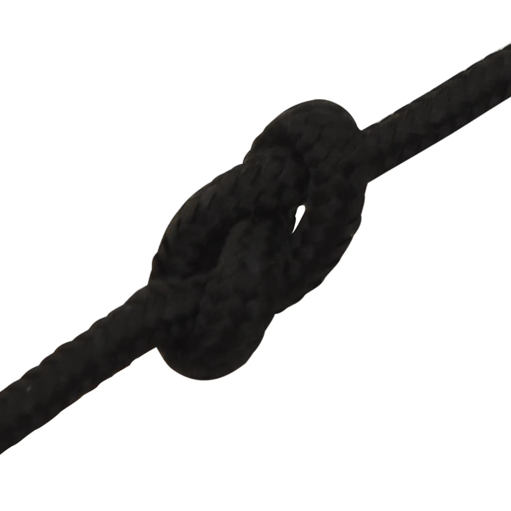 Werktouw 5 mm 100 m polyester zwart is nu te koop bij PeponiXL, paradijselijk wonen!