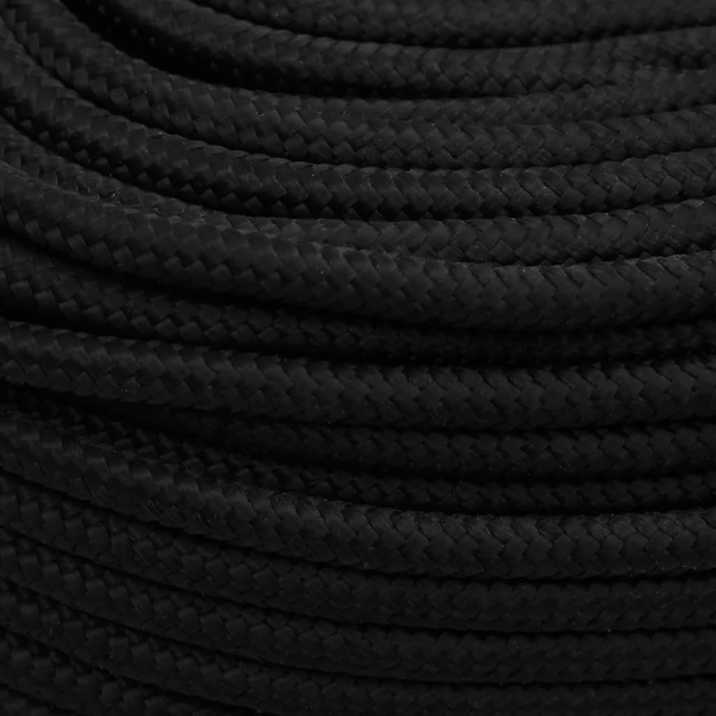 Werktouw 6 mm 250 m polyester zwart is nu te koop bij PeponiXL, paradijselijk wonen!