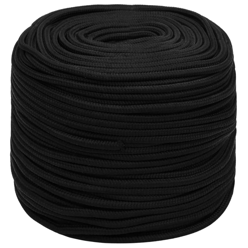 Werktouw 8 mm 250 m polyester zwart is nu te koop bij PeponiXL, paradijselijk wonen!