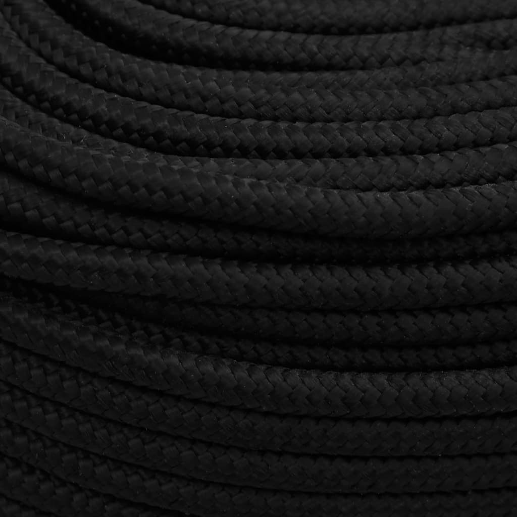 Werktouw 8 mm 250 m polyester zwart is nu te koop bij PeponiXL, paradijselijk wonen!