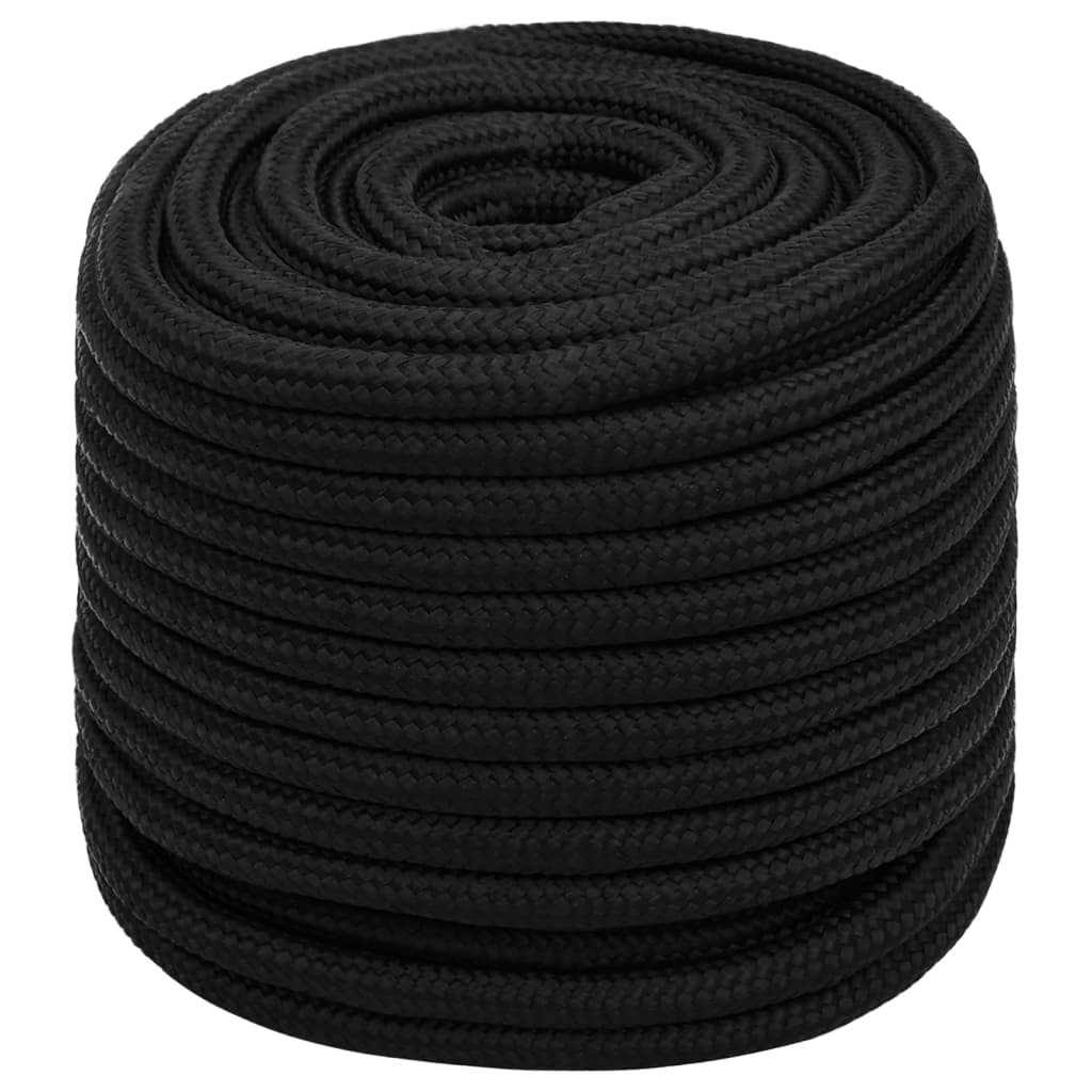 Werktouw 16 mm 25 m polyester zwart is nu te koop bij PeponiXL, paradijselijk wonen!