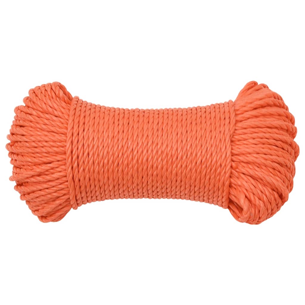 Werktouw 6 mm 50 m polypropeen oranje is nu te koop bij PeponiXL, paradijselijk wonen!