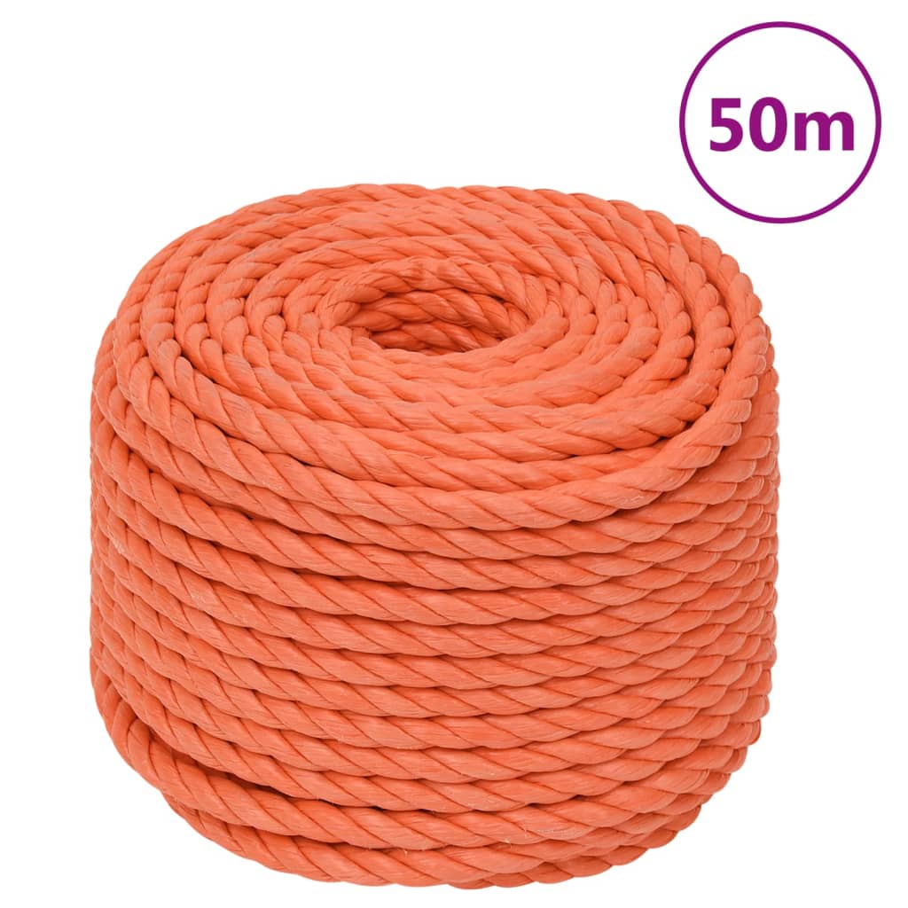 Werktouw 10 mm 50 m polypropeen oranje is nu te koop bij PeponiXL, paradijselijk wonen!