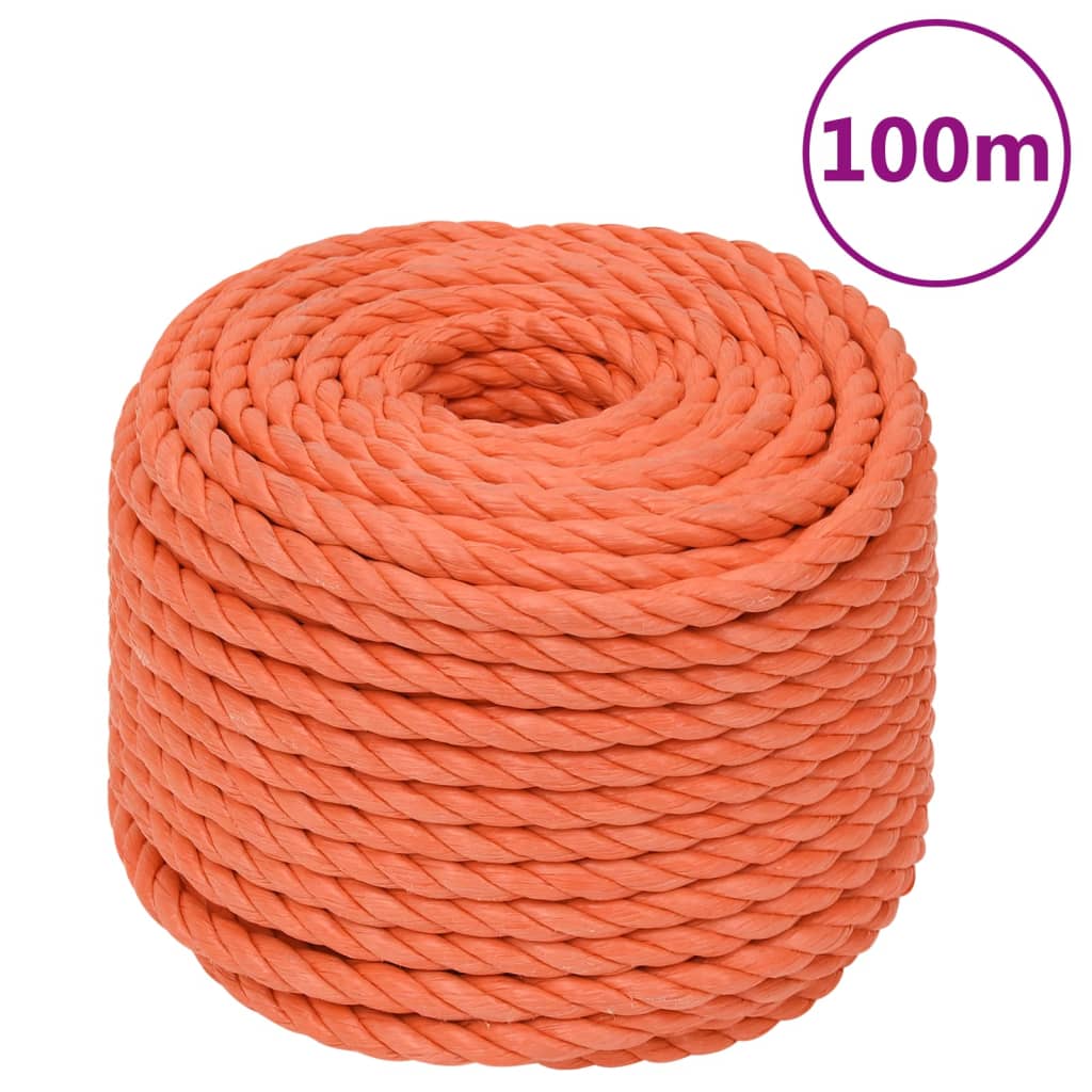 Werktouw 24 mm 100 m polypropeen oranje is nu te koop bij PeponiXL, paradijselijk wonen!