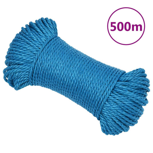 Werktouw 3 mm 500 m polypropeen blauw is nu te koop bij PeponiXL, paradijselijk wonen!