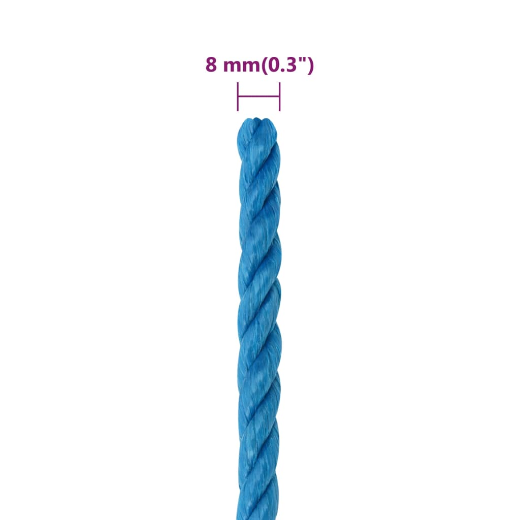 Werktouw 8 mm 50 m polypropeen blauw is nu te koop bij PeponiXL, paradijselijk wonen!
