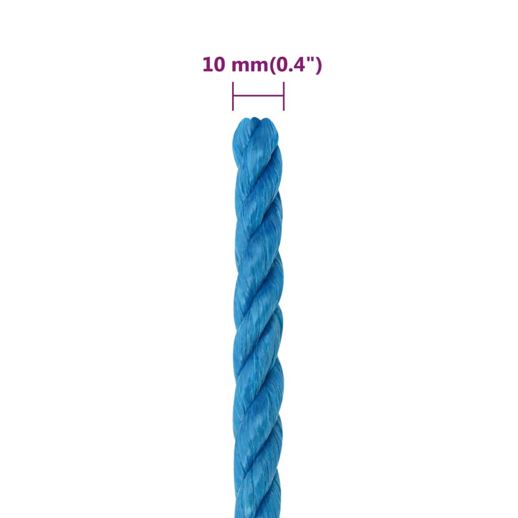 Werktouw 10 mm 25 m polypropeen blauw is nu te koop bij PeponiXL, paradijselijk wonen!