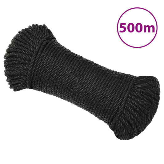 Werktouw 8 mm 500 m polypropeen zwart is nu te koop bij PeponiXL, paradijselijk wonen!