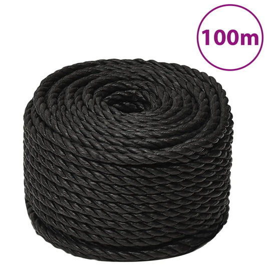 Werktouw 16 mm 100 m polypropeen zwart is nu te koop bij PeponiXL, paradijselijk wonen!